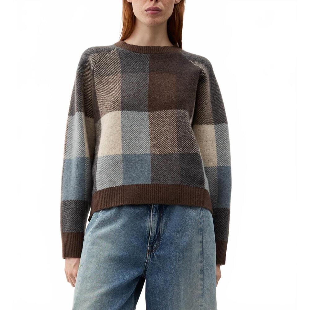 NEW RODEBJER anais knitted sweater in chicory coffee